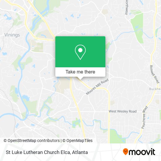 St Luke Lutheran Church Elca map