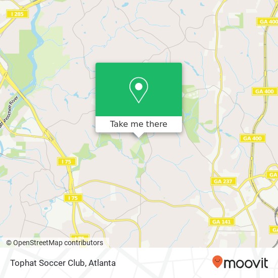 Mapa de Tophat Soccer Club