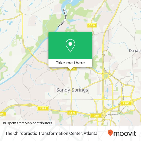 The Chiropractic Transformation Center map