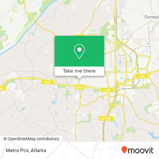 Metro Pcs map