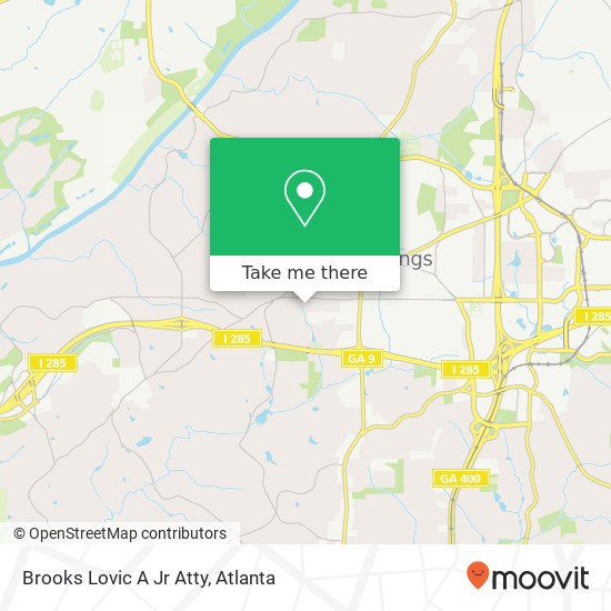 Brooks Lovic A Jr Atty map