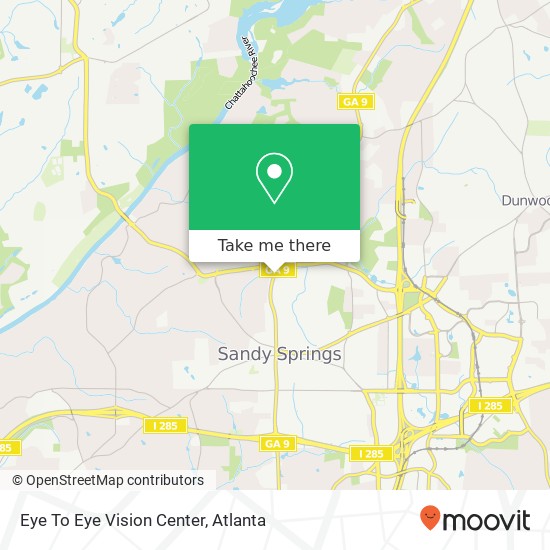 Eye To Eye Vision Center map