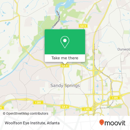 Mapa de Woolfson Eye Institute