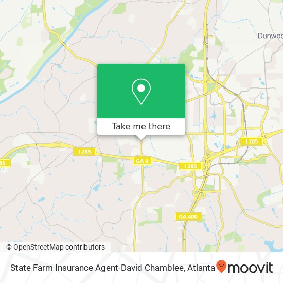 Mapa de State Farm Insurance Agent-David Chamblee