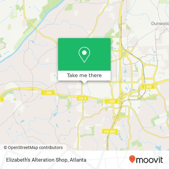 Mapa de Elizabeth's Alteration Shop
