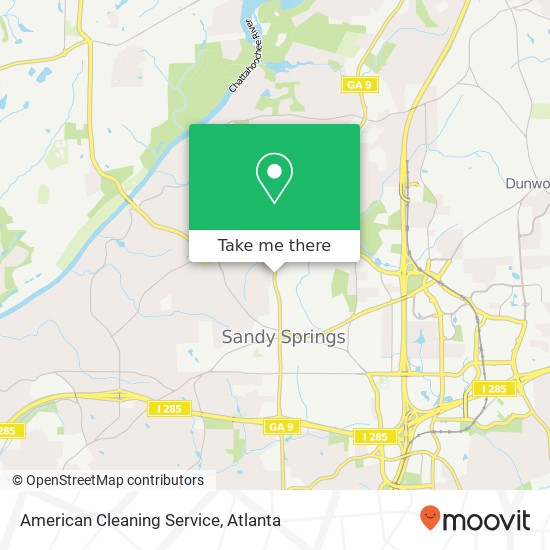 American Cleaning Service map