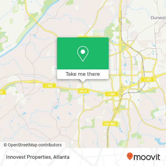 Mapa de Innovest Properties