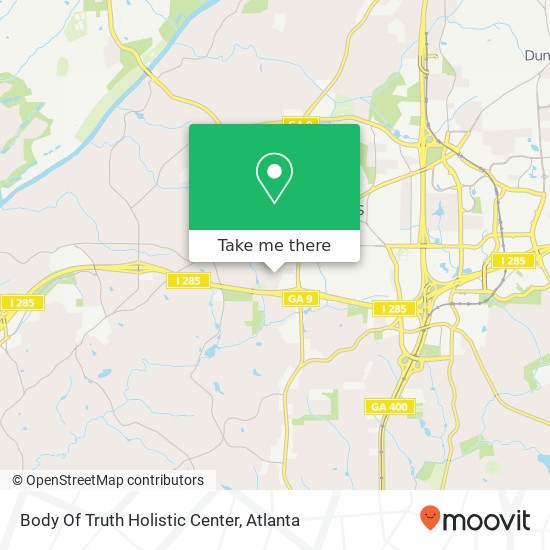 Body Of Truth Holistic Center map