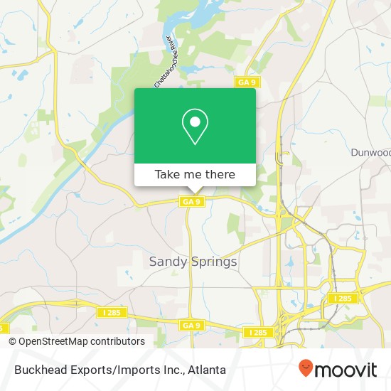 Buckhead Exports/Imports Inc. map