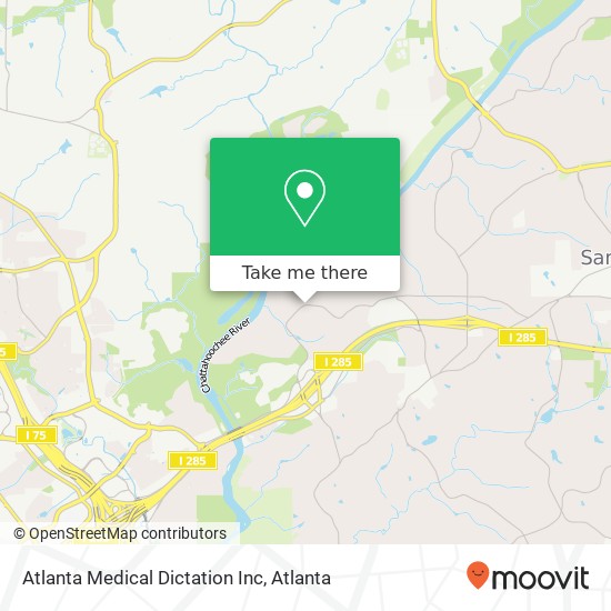 Atlanta Medical Dictation Inc map