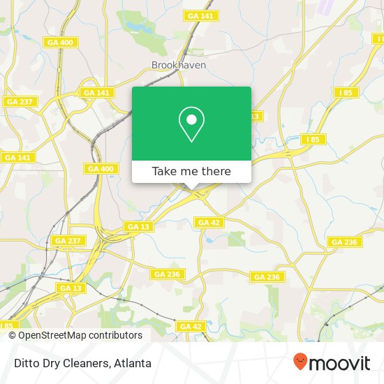 Ditto Dry Cleaners map