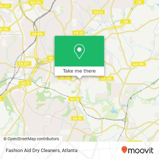 Fashion Aid Dry Cleaners map