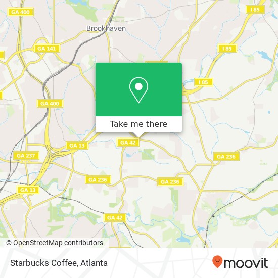 Starbucks Coffee map