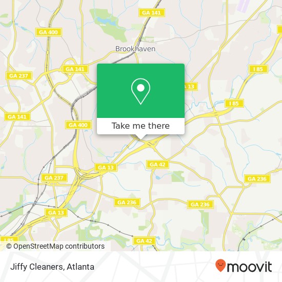 Jiffy Cleaners map