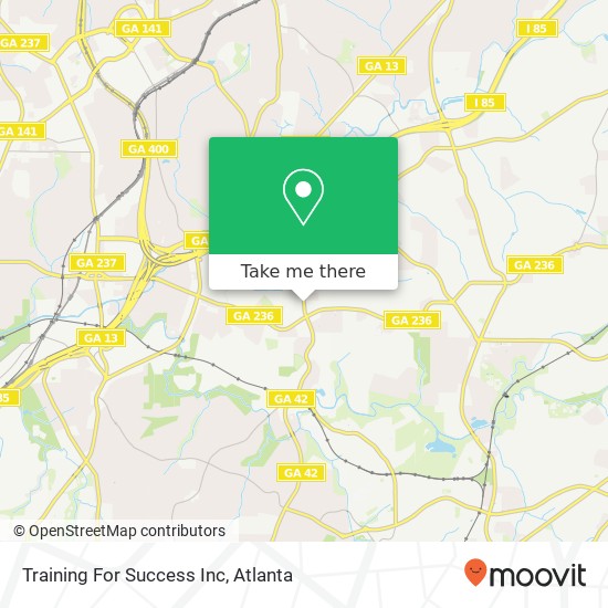 Training For Success Inc map