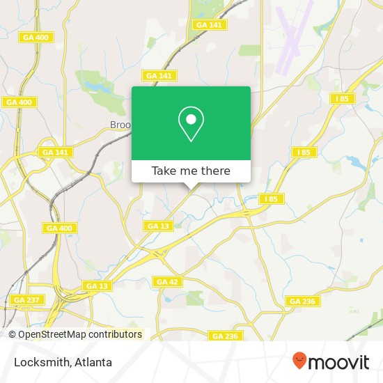 Locksmith map