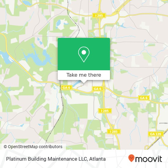 Mapa de Platinum Building Maintenance LLC