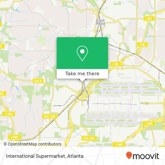 Mapa de International Supermarket