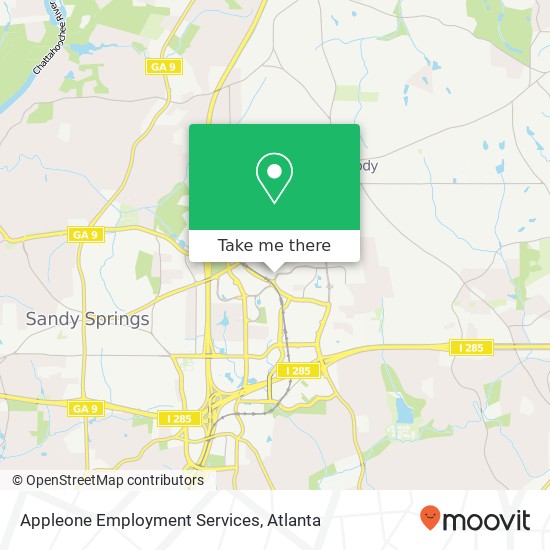 Mapa de Appleone Employment Services