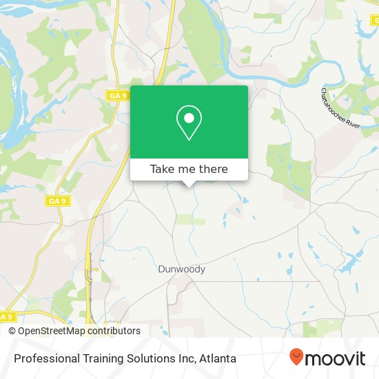 Mapa de Professional Training Solutions Inc
