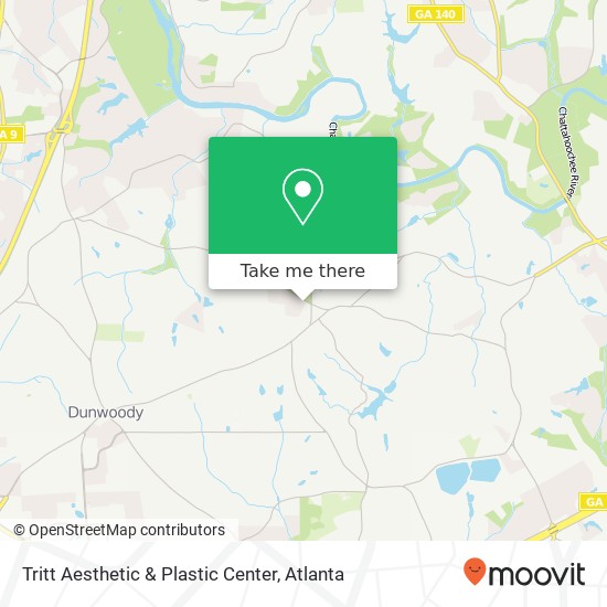 Tritt Aesthetic & Plastic Center map