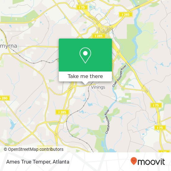 Mapa de Ames True Temper