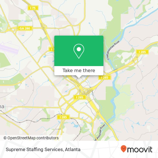 Supreme Staffing Services map