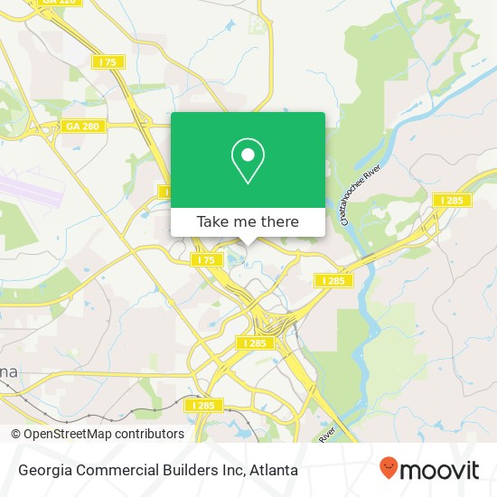 Georgia Commercial Builders Inc map