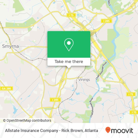 Mapa de Allstate Insurance Company - Rick Brown