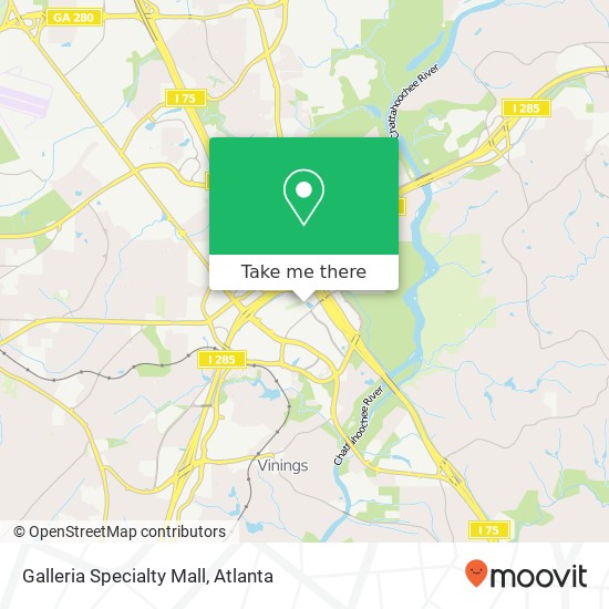 Galleria Specialty Mall map