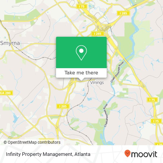 Infinity Property Management map