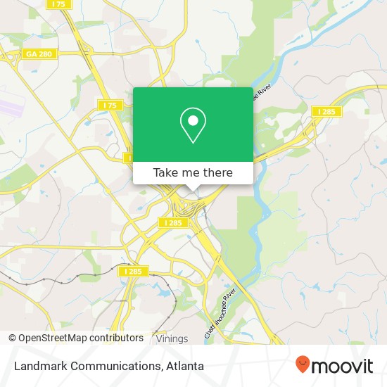 Landmark Communications map