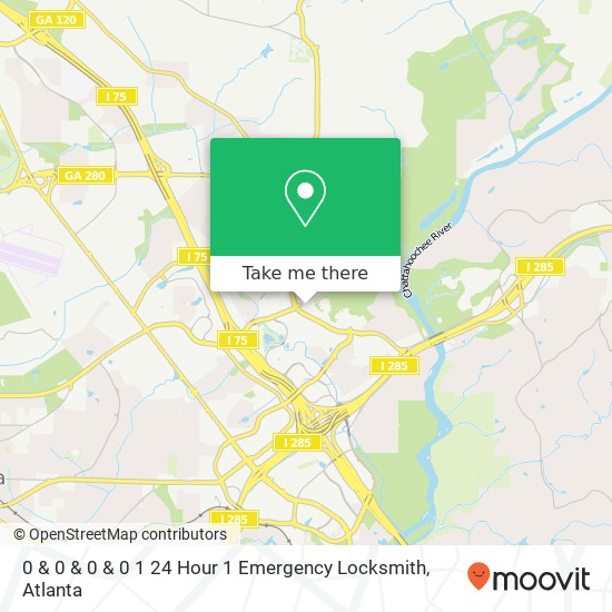 0 & 0 & 0 & 0 1 24 Hour 1 Emergency Locksmith map