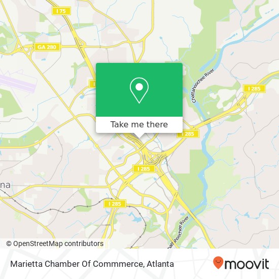 Mapa de Marietta Chamber Of Commmerce