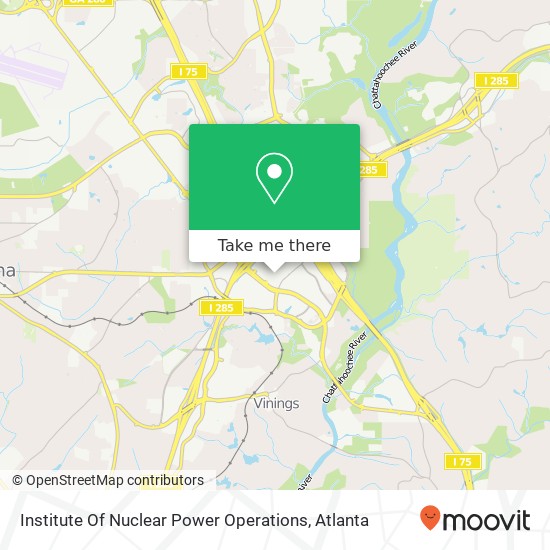 Mapa de Institute Of Nuclear Power Operations