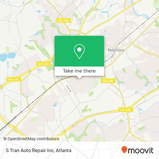 S Tran Auto Repair Inc map