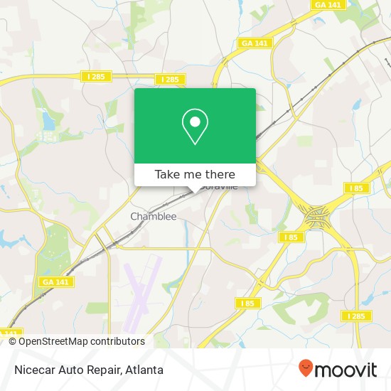Mapa de Nicecar Auto Repair