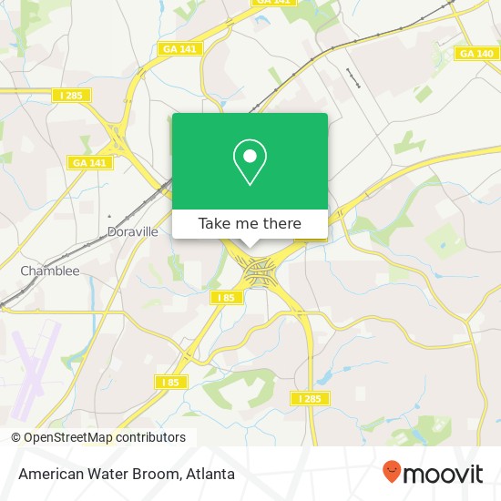 Mapa de American Water Broom