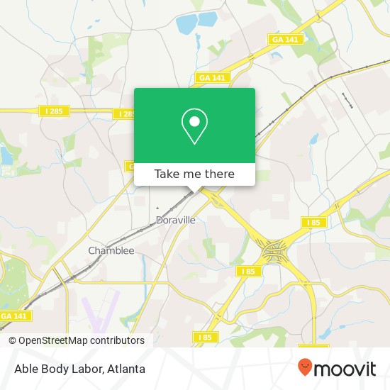 Mapa de Able Body Labor