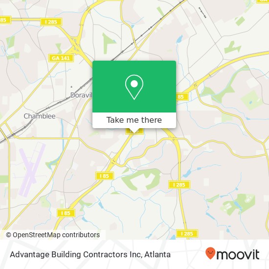 Mapa de Advantage Building Contractors Inc