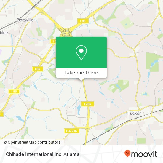 Chihade International Inc map
