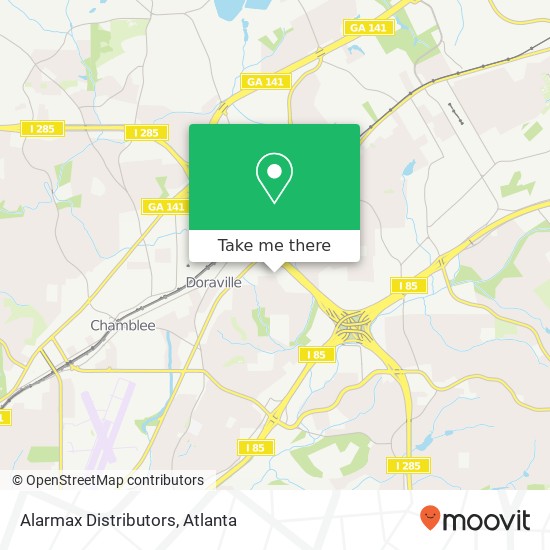 Alarmax Distributors map