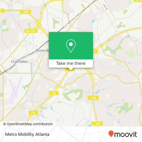 Mapa de Metro Mobility