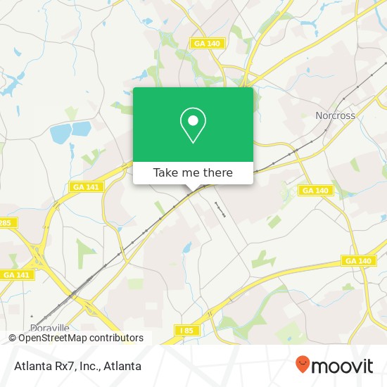 Atlanta Rx7, Inc. map