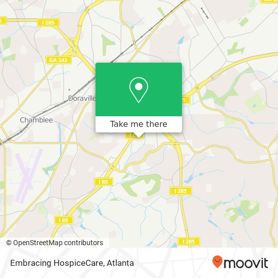 Embracing HospiceCare map