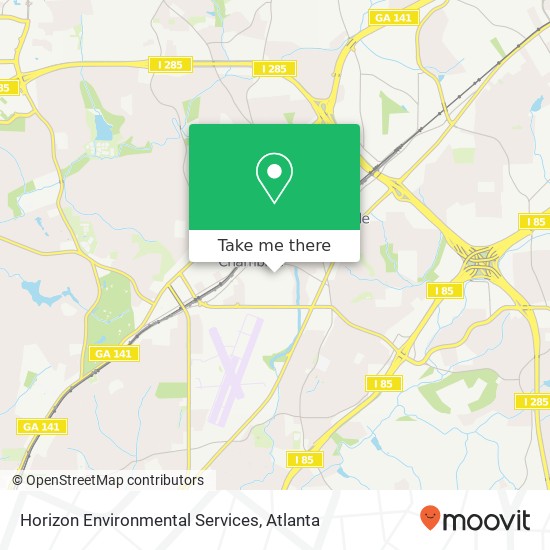 Horizon Environmental Services map