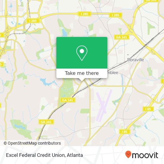 Excel Federal Credit Union map