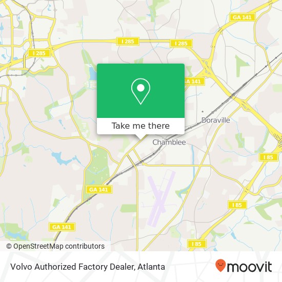 Volvo Authorized Factory Dealer map