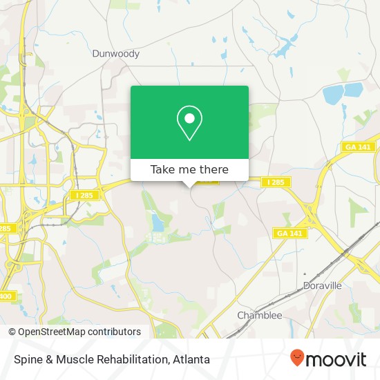 Spine & Muscle Rehabilitation map