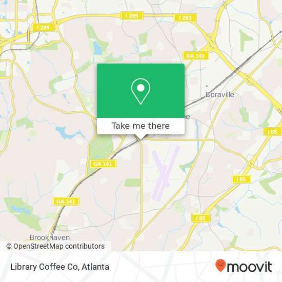 Mapa de Library Coffee Co